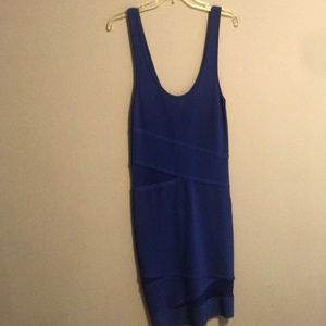 Bebe blue dress